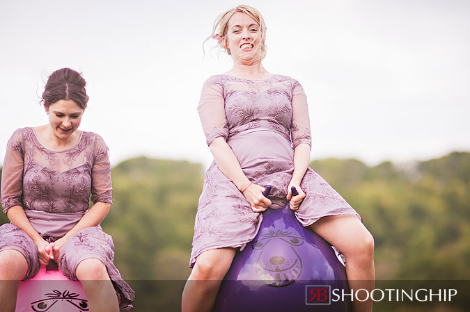 space hopper at a wedding