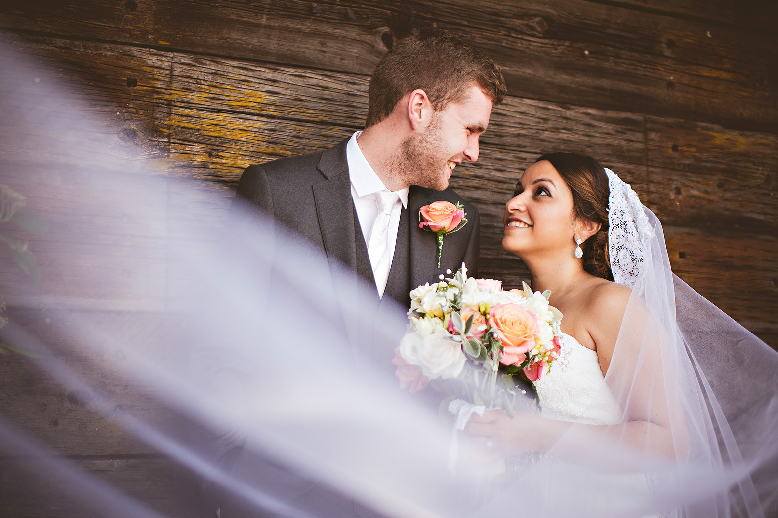 multicultural wedding at tithe barn