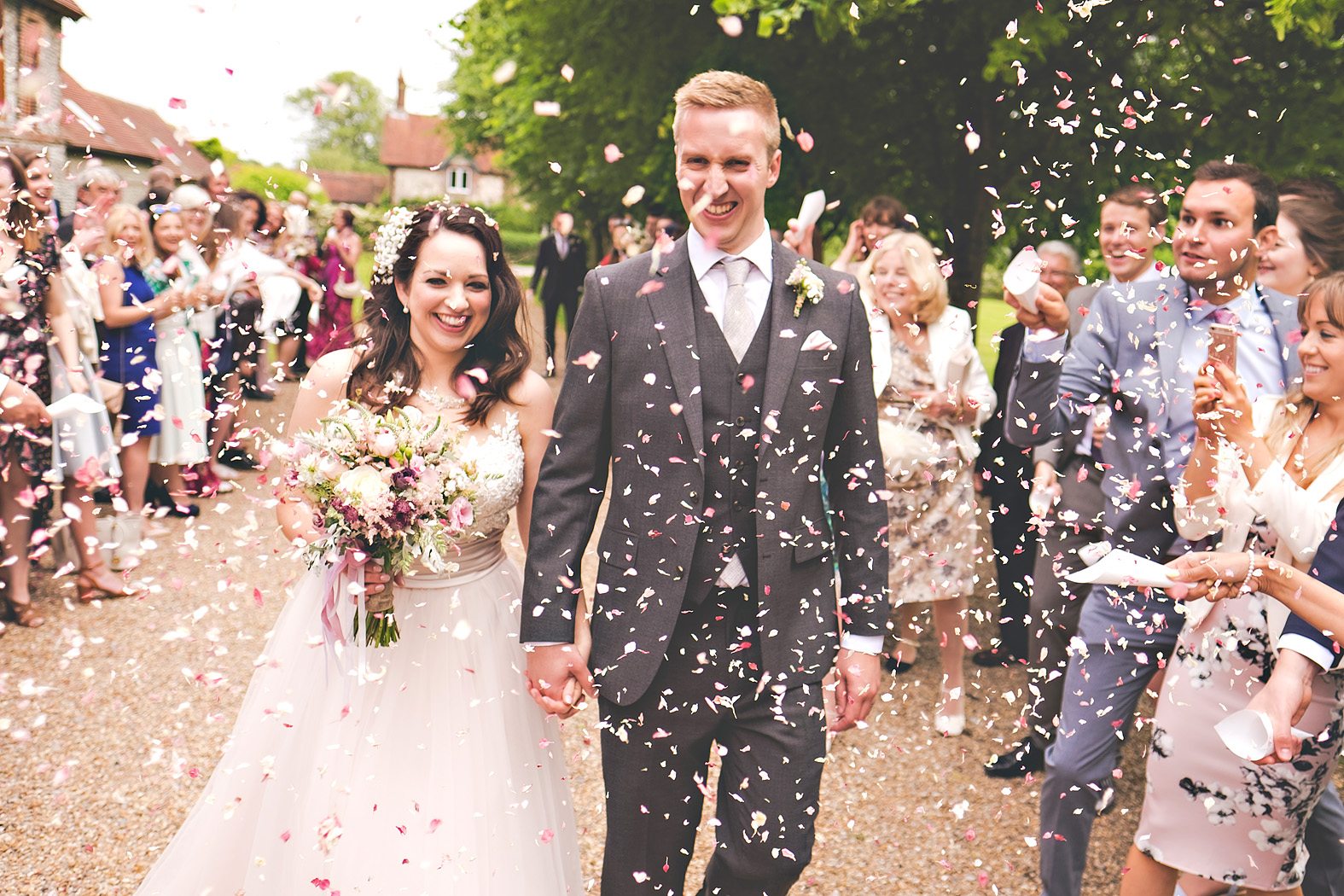 bex and bruno wedding tithe barn