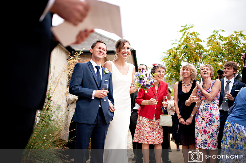 Hampshire Wedding Speeches Outside (3)