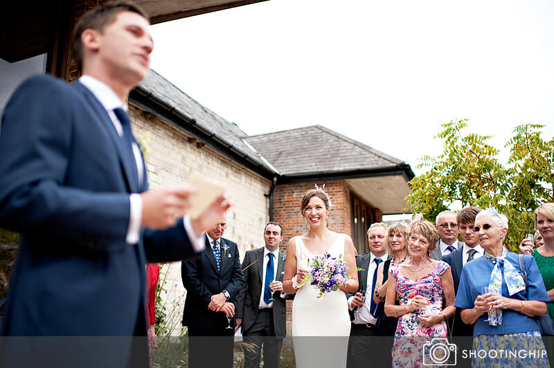 Hampshire Wedding Speeches Outside (7)