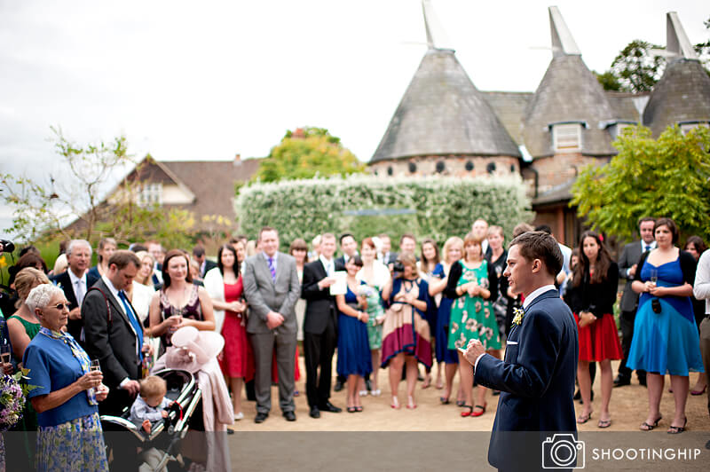 Hampshire Wedding Speeches Outside (9)