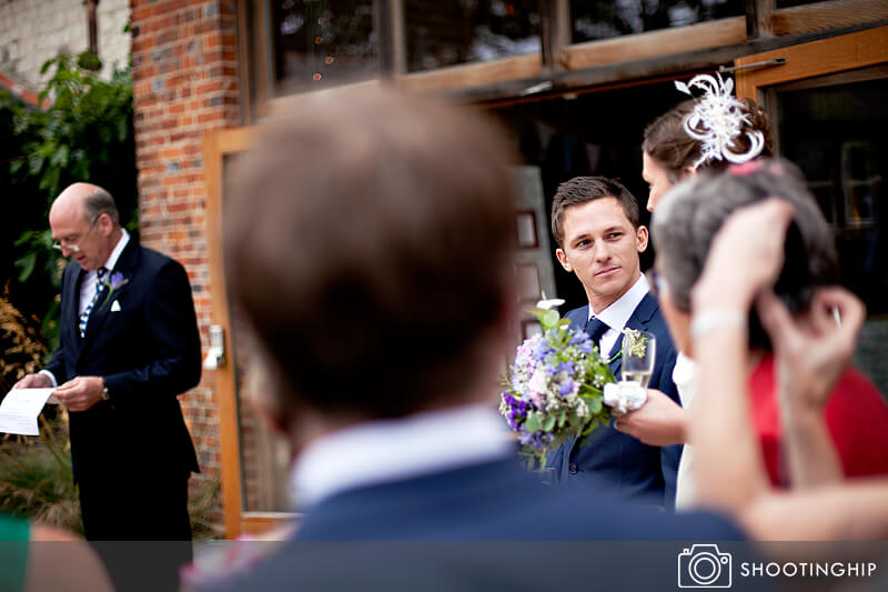 Hampshire Wedding Speeches Outside (17)