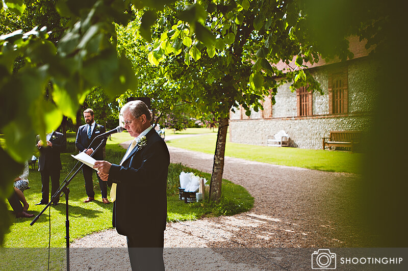 Hampshire Wedding Speeches Outside (37)