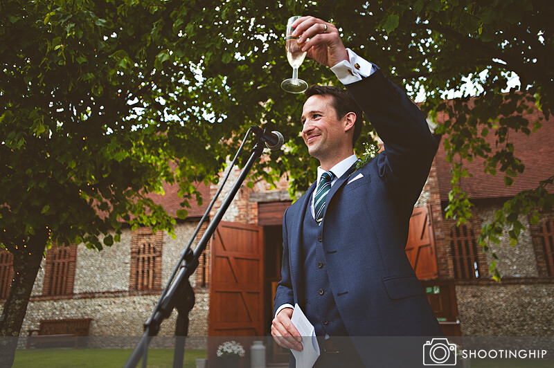 Hampshire Wedding Speeches Outside (44)