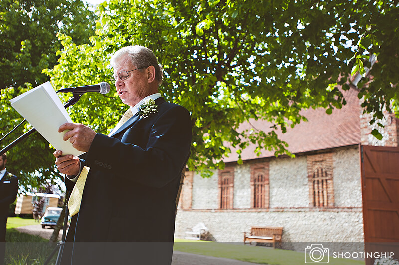 Hampshire Wedding Speeches Outside (47)