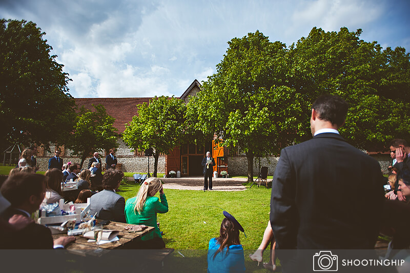 Hampshire Wedding Speeches Outside (48)