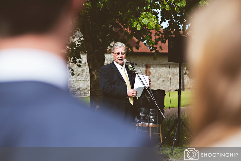 Hampshire Wedding Speeches Outside (49)