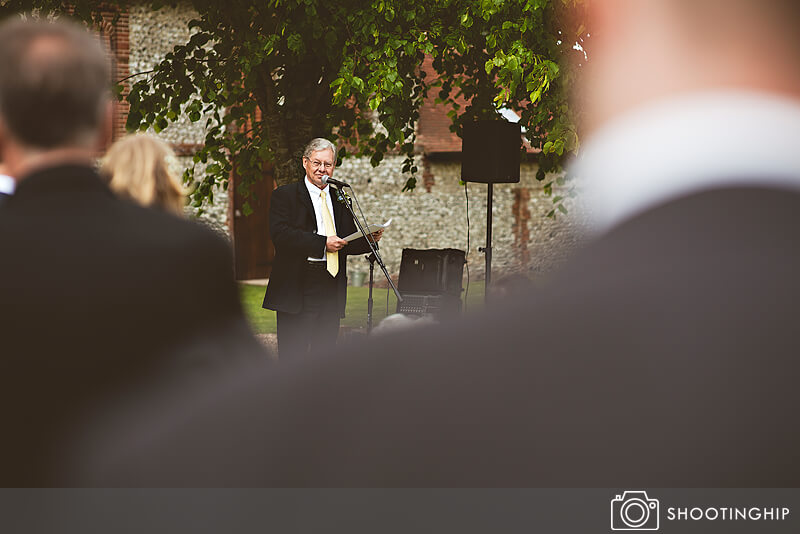 Hampshire Wedding Speeches Outside (54)