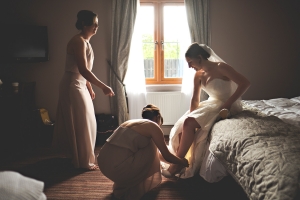 Bride and her Bridesmaids