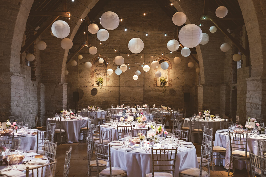 Lanterns at Tithe Barn