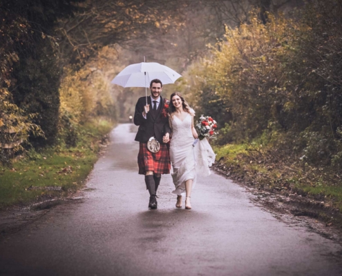 Umbrella for Bride and Groom